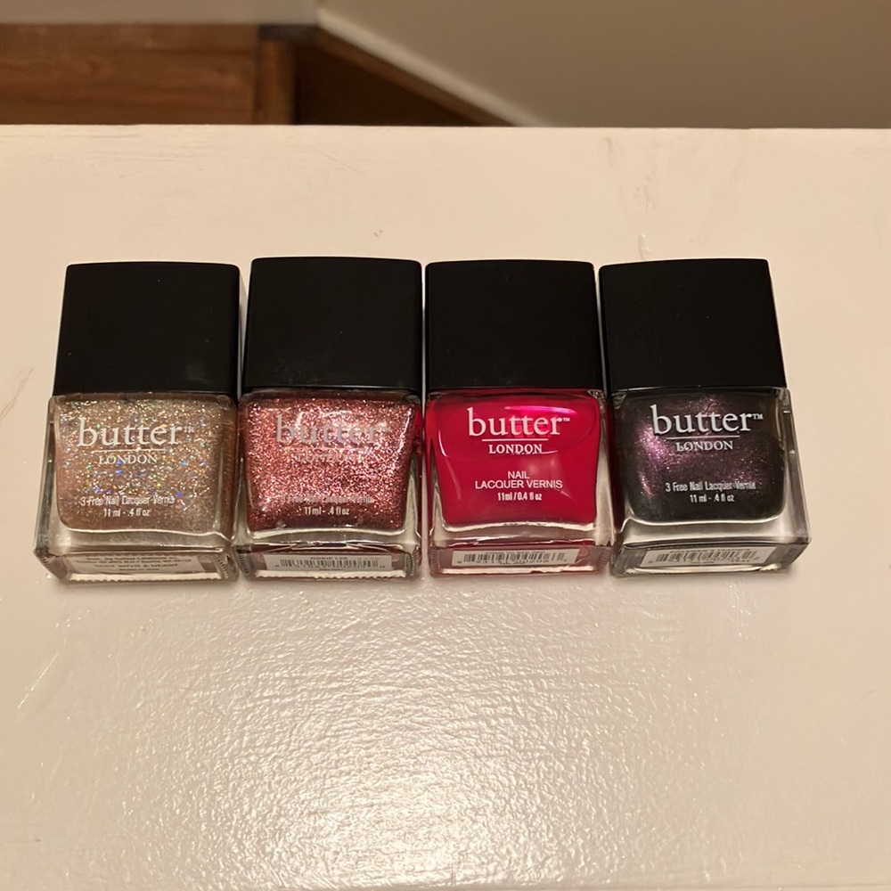 Butter London nail lacquer - set of 4